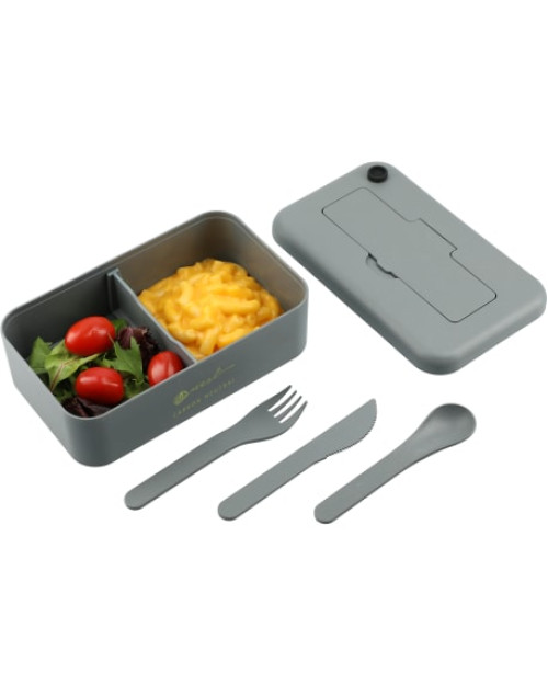 Bamboo Fiber Lunch Box with Utensils