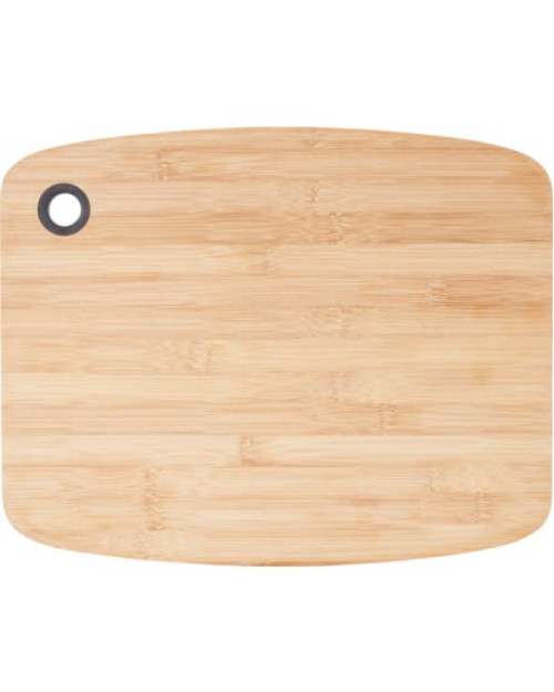 Large Bamboo Cutting Board with Silicone Grip