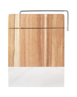 Marble and Acacia Wood Cheese Cutting Board