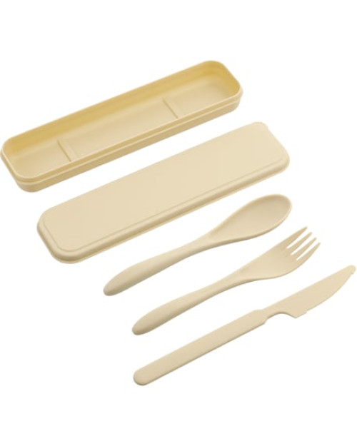 Ensemble de couverts en fibre de bambou