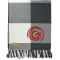Field & Co. 100% Organic Cotton Check Throw Blanke