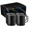 Rover Camp Mug 14oz enduit de poudre 4 en 1 coffret cadeau