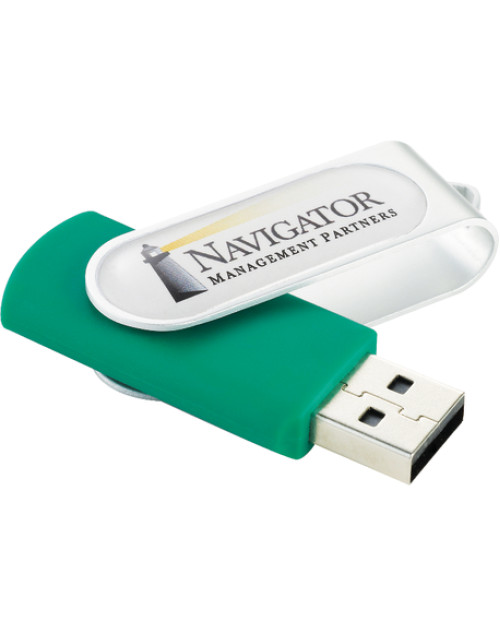 Clé USB rotative dôme 1 Go