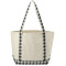 Fourre-tout bateau en coton Buffalo Plaid 18oz