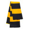 Rugby-Striped Knit Scarf