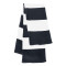 Rugby-Striped Knit Scarf