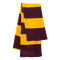 Rugby-Striped Knit Scarf