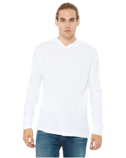 Chandail à capuchon en jersey à manches longues