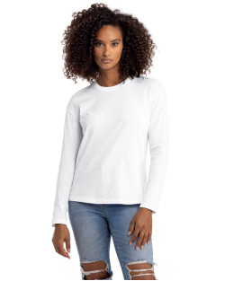 T-shirt décontracté à manches longues pour femme