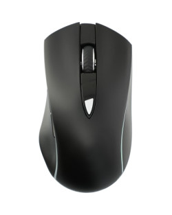Souris optique sans fil avec logo lumineux