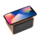 Haut-parleur Bluetooth en bois avec chargeur sans fil