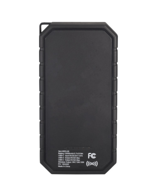 High Sierra® IPX 5 Solar Fast Wireless Power Bank