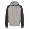 Fleece Raglan Hooded Full-Zip Sweatshirt