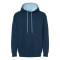 Two-Tone Hooded Sweatshirt