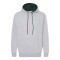 Two-Tone Hooded Sweatshirt