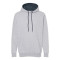 Two-Tone Hooded Sweatshirt