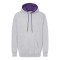 Two-Tone Hooded Sweatshirt