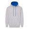 Two-Tone Hooded Sweatshirt