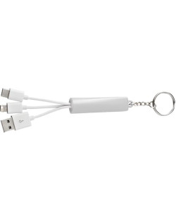 Câble 3-en-1 avec logo lumineux Route