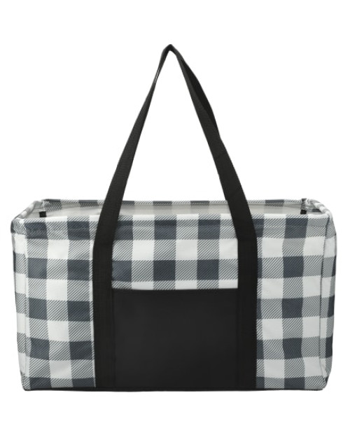 Buffalo Plaid Utility Tote