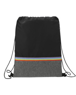 Sac à cordon RPET arc-en-ciel