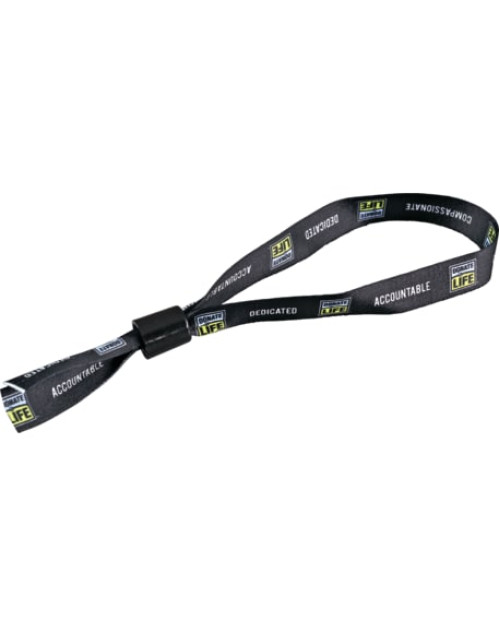 Bracelet couleur 1/2" avec clip coulissant