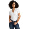 American Giant T-shirt classique en coton à col en V - Femme