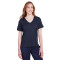 Ladies' CrownLux Performance™ Plaited Rolled-Sleeve Top