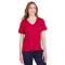 Ladies' CrownLux Performance™ Plaited Rolled-Sleeve Top