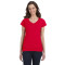 Ladies' SoftStyle® Fitted V-Neck T-Shirt