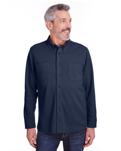 Adult StainBloc™ Pique Fleece Shirt-Jacket