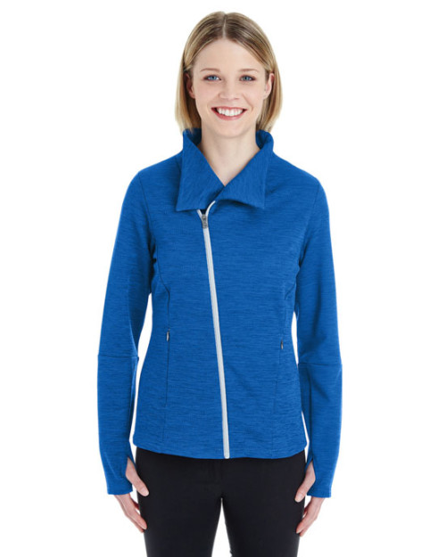 Manteau pour femme en molleton à motif mélangé Amplify