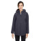 Ladies' City Hybrid Soft Shell Hooded Jacket
