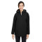 Ladies' City Hybrid Soft Shell Hooded Jacket